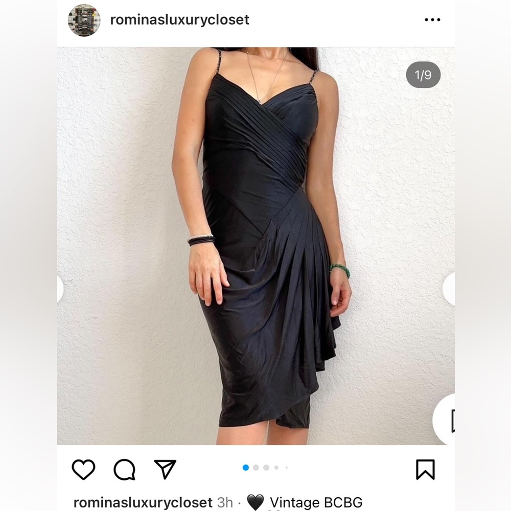 🖤Vintage BCBGMAXAZRIA Little Black Dress NEW! 🖤